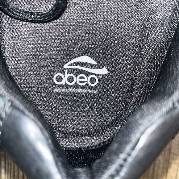 Abeo Smartsystem 3990, black leather comfortable lace up oxfords. - Picture 6 of 6